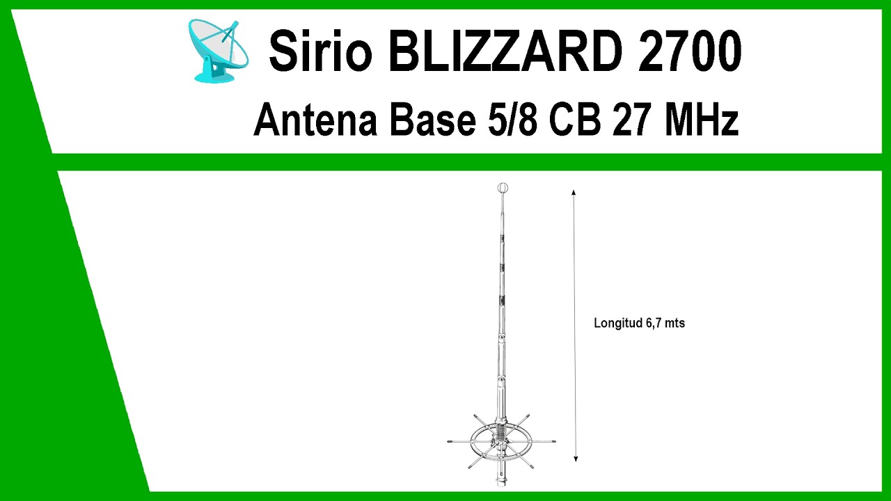 📡 Sirio BLIZZARD 2700 🆚 ¿Supera a otras cinco octavos?