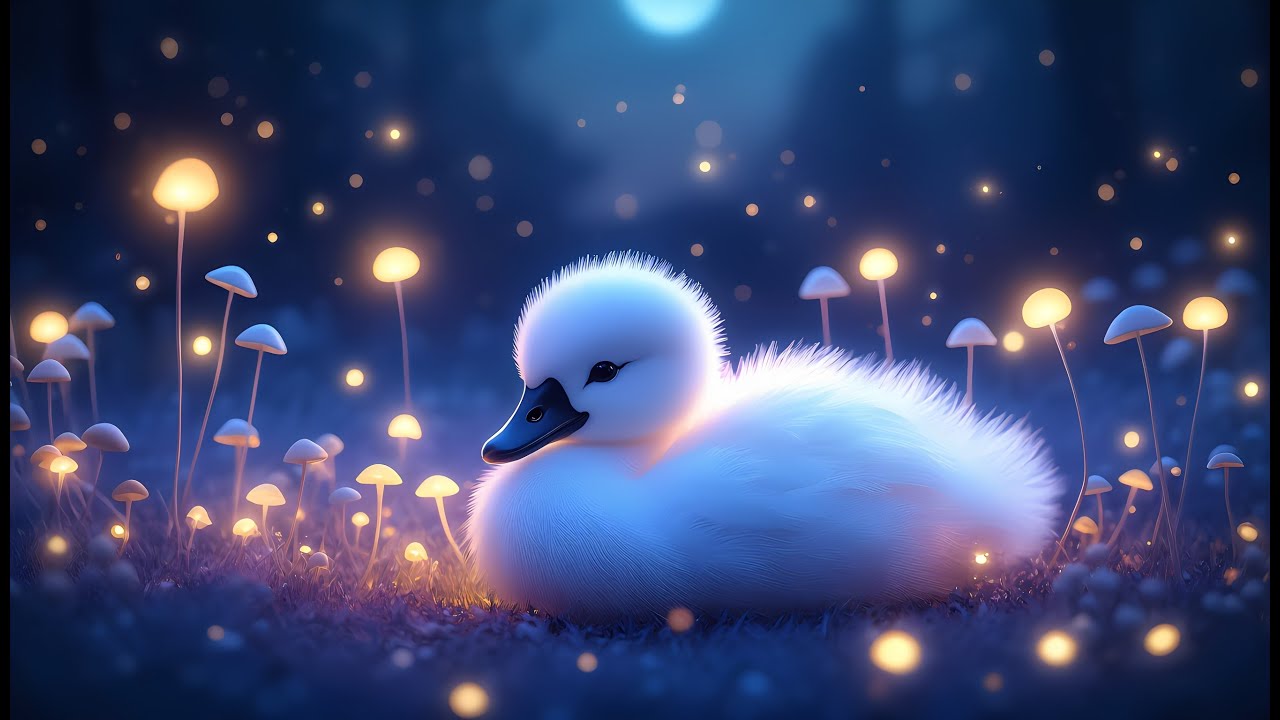 Swan Night Dream 🦢 Gentle 3 Hours  Animal Lullaby for Sweet Sleep #Lullaby