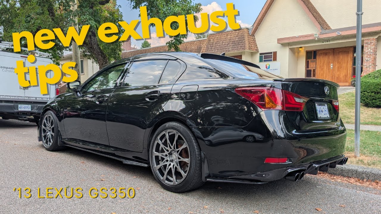 gs350 finally gets quad exhaust tips