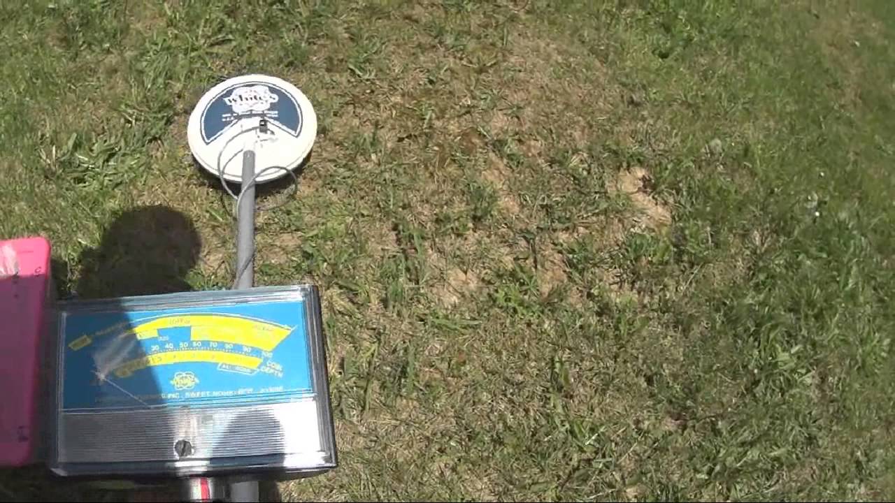 White's Coinmaster 5900/Di Pro Metal Detector test