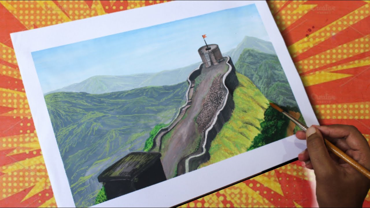 PRATAPGAD KILLA Painting