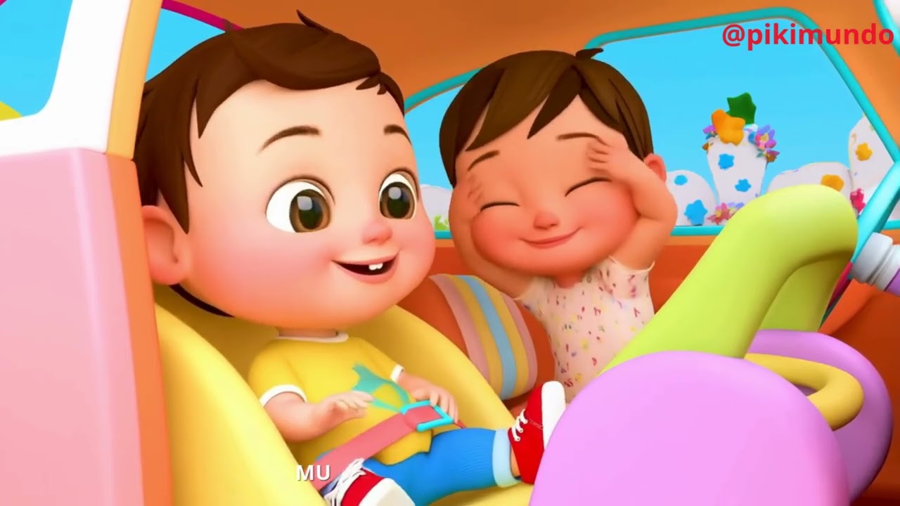 Mateo va en el auto 🚗💨 ¡Aventura en el camino! #mateo #kids #baby #cartoon #cartoonvideo #cartoons