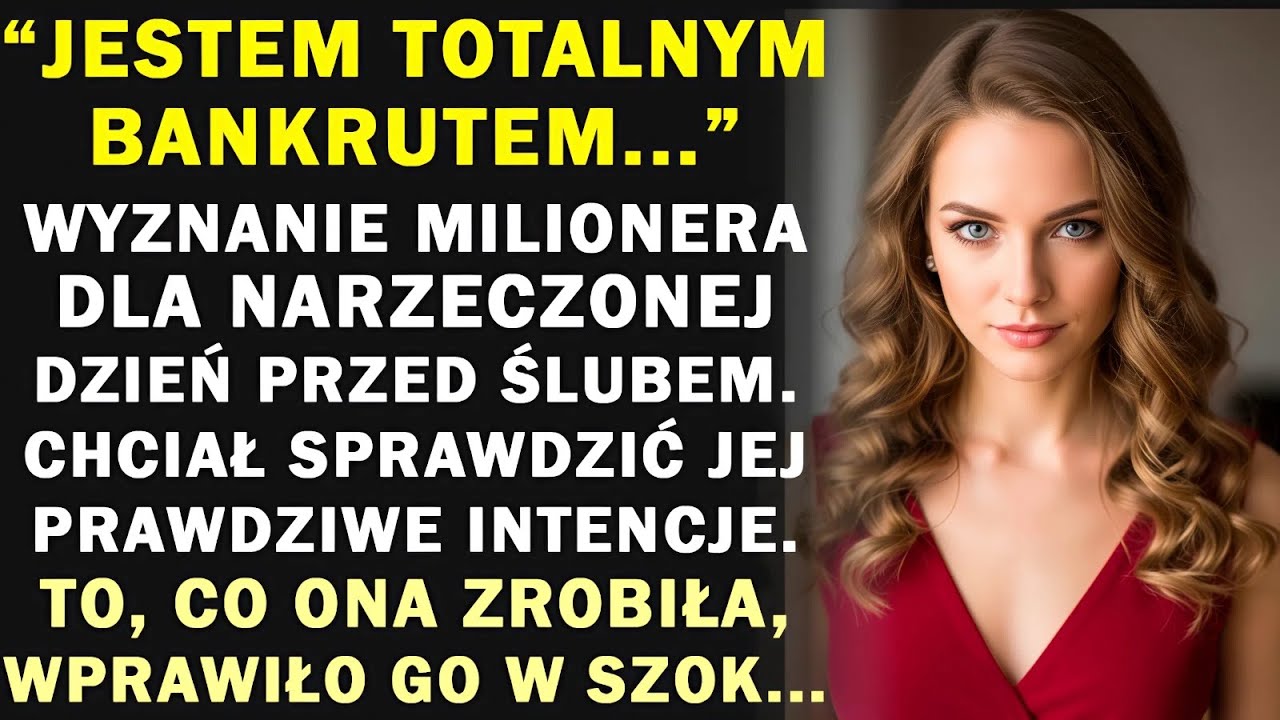 Jestem bankrutem, - bogacz sprawdził narzeczoną przed ślubem, ale co zrobiła, - szok