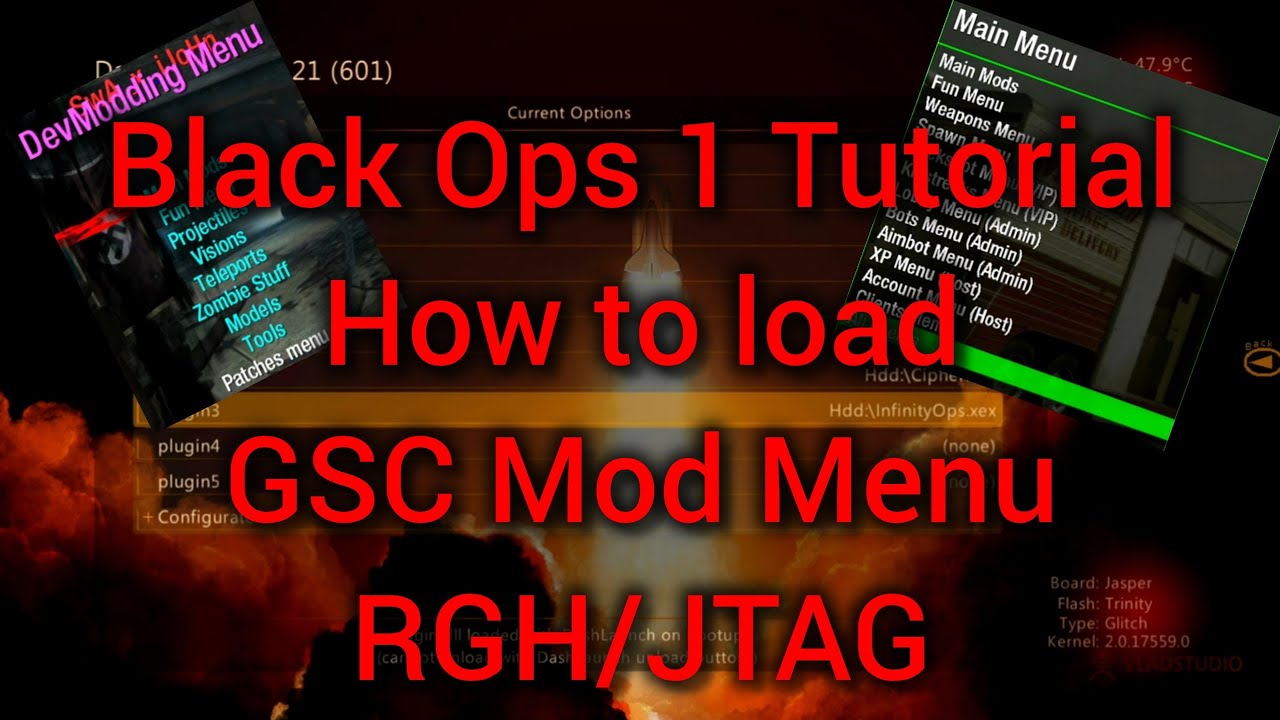 BO1 Tutorial | How to load GSC Mod Menu With InfinityOps | (Xbox/RGH/JTAG) [+Download]