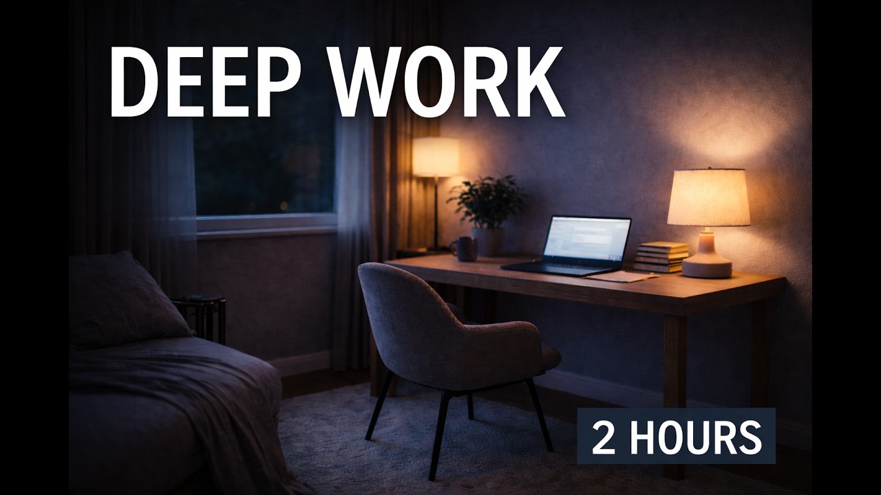 Deep Work Ambient (2 Hours) | Music for Intense Focus & Productivity