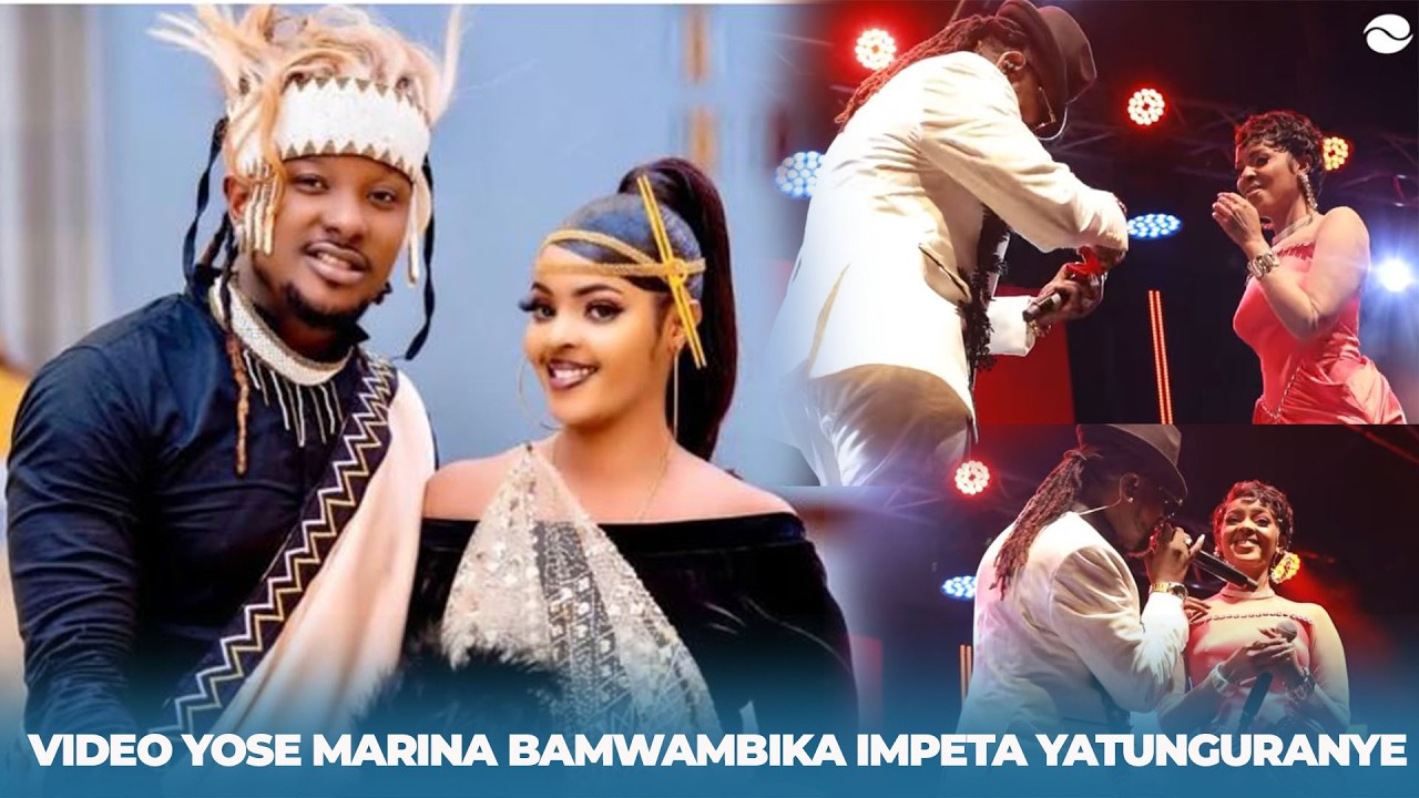 VIDEO YOSE MARINA  YATUNGUWE BAMWAMBIKA IMPETA UBWO YARARI MUGITARAMO ARASEZERANYE ATUNGUYE BENSHI