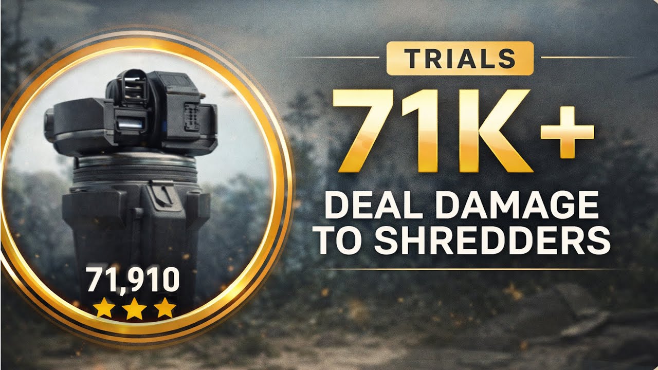 Full run 71k+ SOLO Deal damage to Shredders trial - Arc Raiders weekly trials
