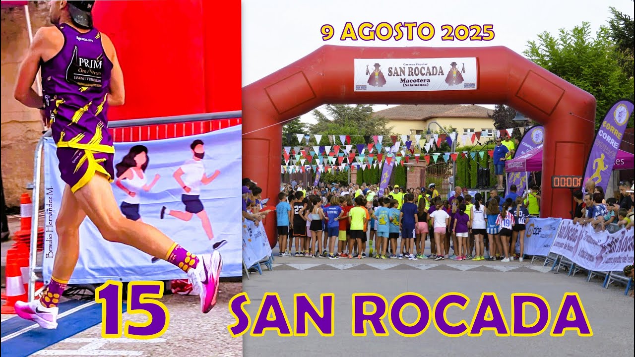 San Rocada de Macotera 2025 - una carrera popular Top del verano en Castilla y León - XV edición