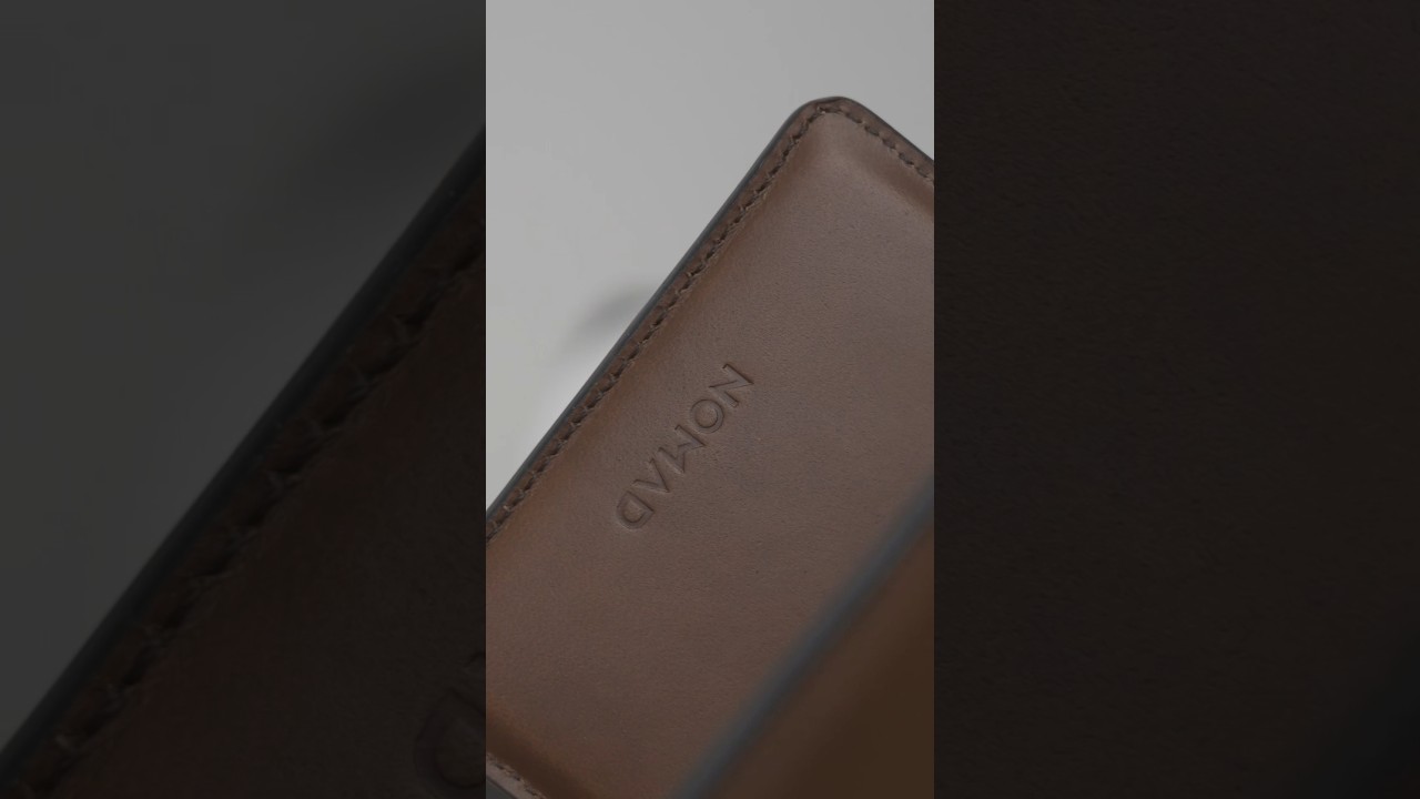 Track Anything with THIS! 👀 #design #nomad #card #track #wallet #leather #edc