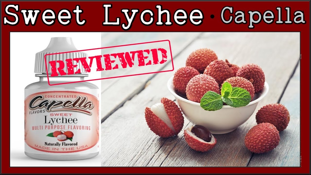 Sweet Lychee Capella Review + Recipe [CAP Lychee Juice DIY E-liquid Recipe]