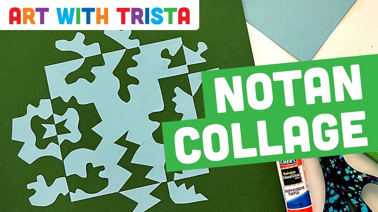 How to Make a Japanese Notan Collage Step by Step by Art With Trista