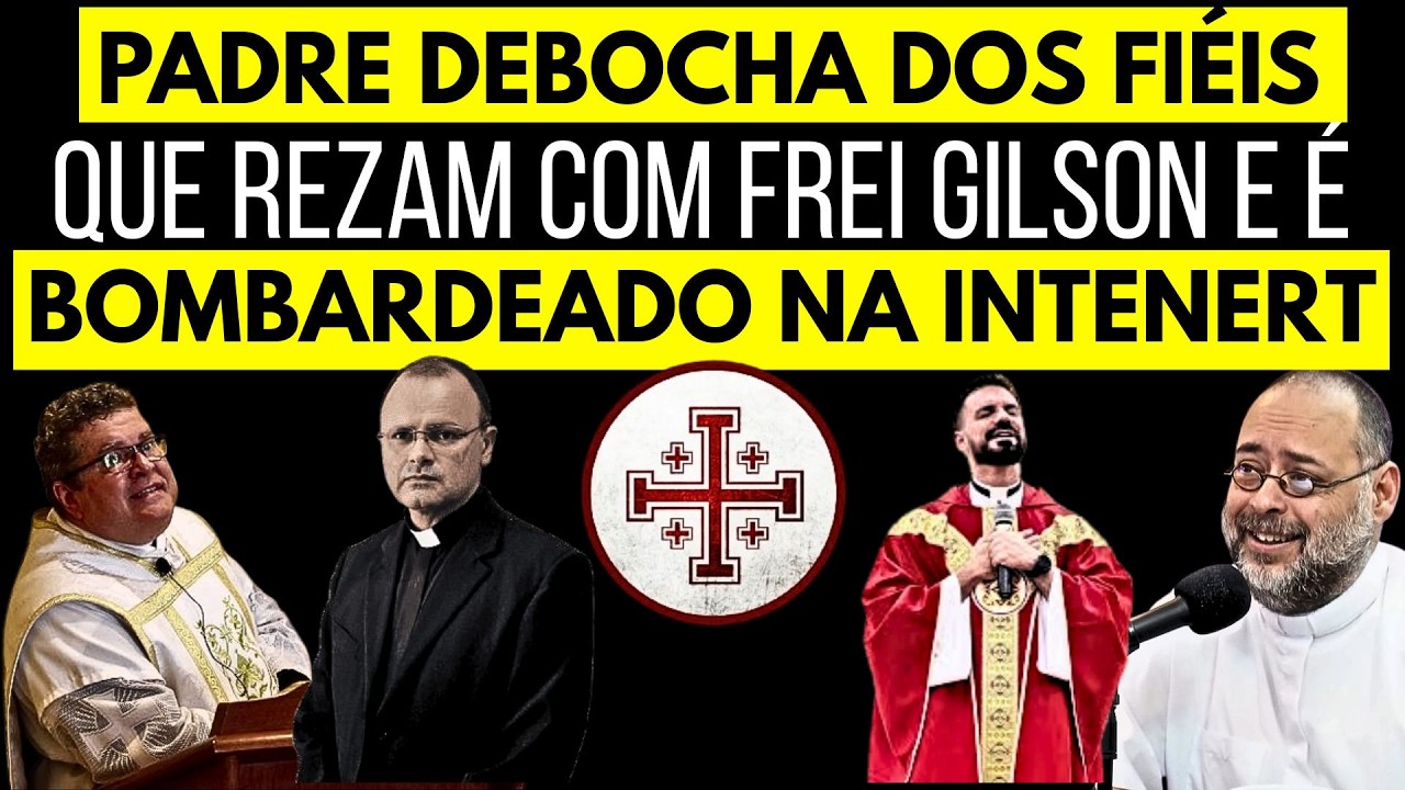 🚨PARECE ATÉ MENTIRA! Padre DEBOCHA dos Fiéis que rezam com Frei Gilson e é B0MB4RDE4DO na Internet!