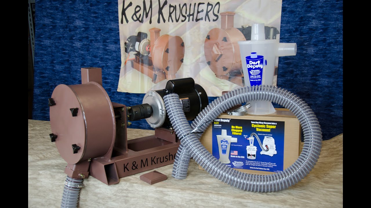 Dustless Rock Crusher - Gold - K&M Krushers