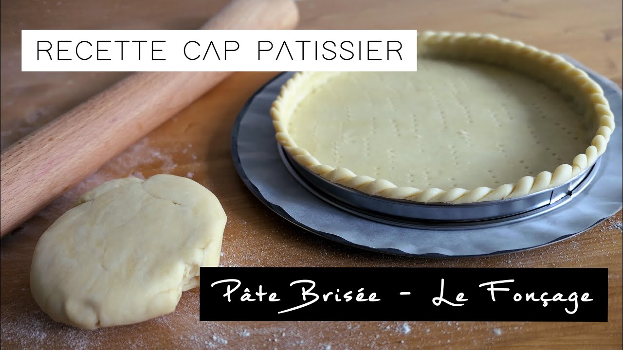 Pâte Brisée - Le Fonçage [ RECETTE CAP PÂTISSIER ]