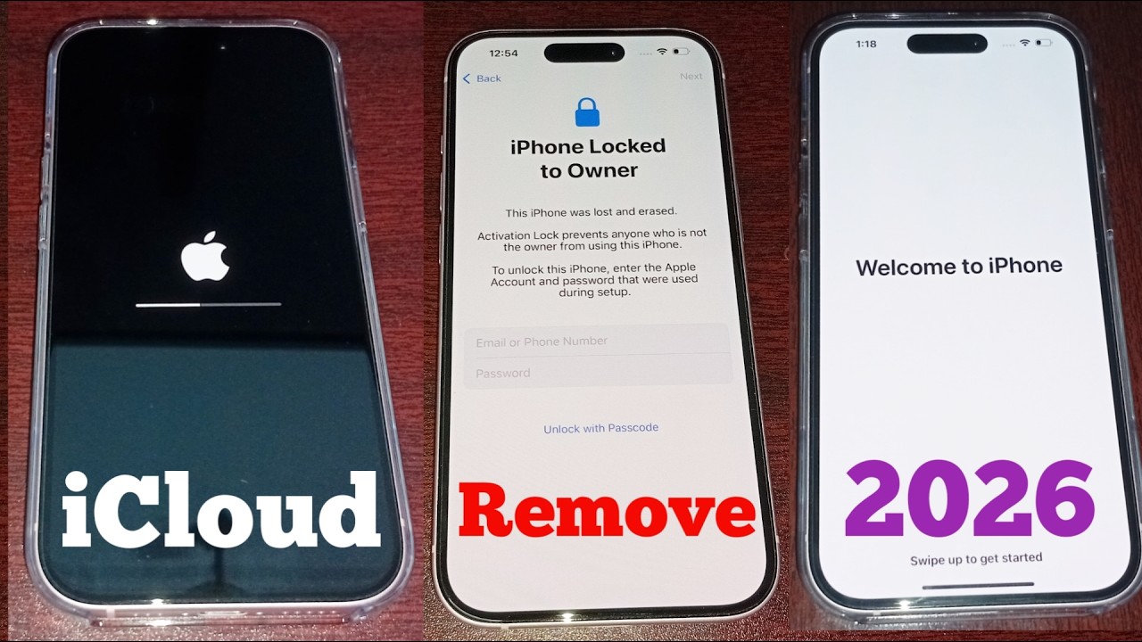 2026 Permanent iCloud Remove! Unlock Activation LOCK iPhone Works 100% | Unlock iCloud Lock