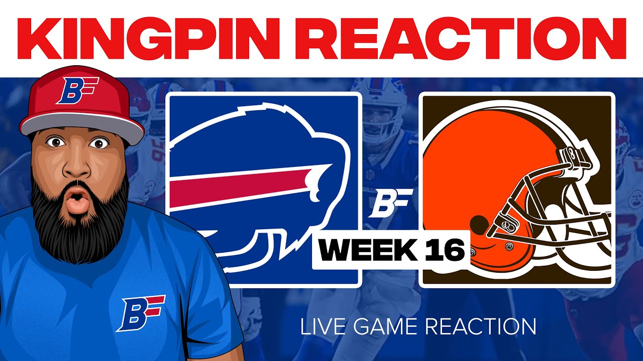 NFL WEEK 16 FAN REACTION - Buffalo Bills vs Cleveland Browns 🔥 LIVE PLAY BY PLAY
