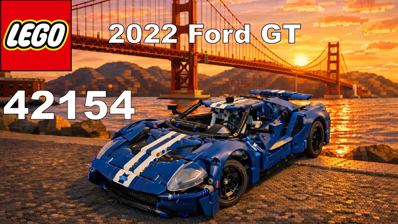 LEGO TECHNIC 42154 | 2022 Ford GT | Cinematic Review | 4K