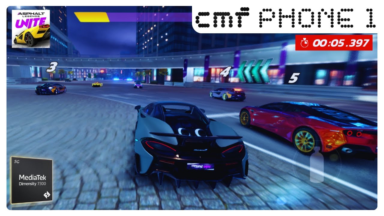 Asphalt Legends Unite | Android Gameplay | CMF Phone 1 | 8/128 | Dimensity 7300 | Max Settings