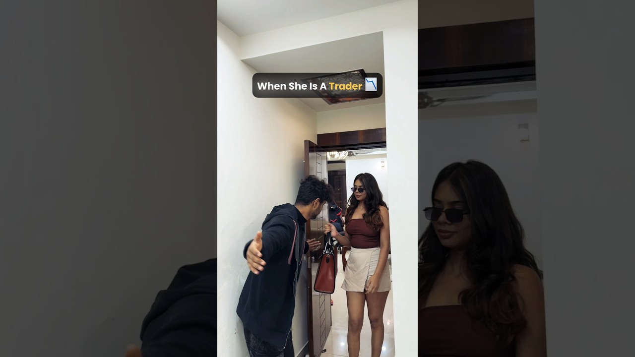 When She is A Trader 💹 |  Trading Memes | Trade with Purab #funny