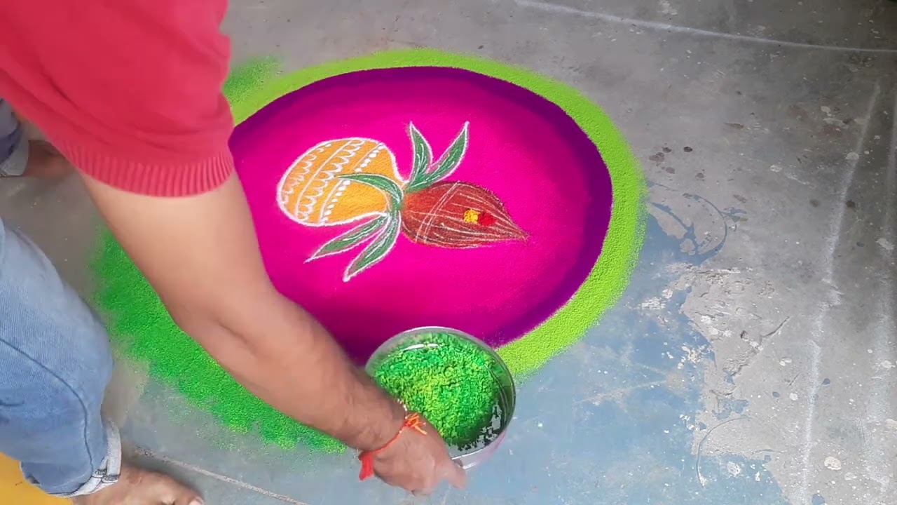 full rangoli | vastu shanti rangoli | Sanskar bharati rangoli | innovative rangoli | design rangoli