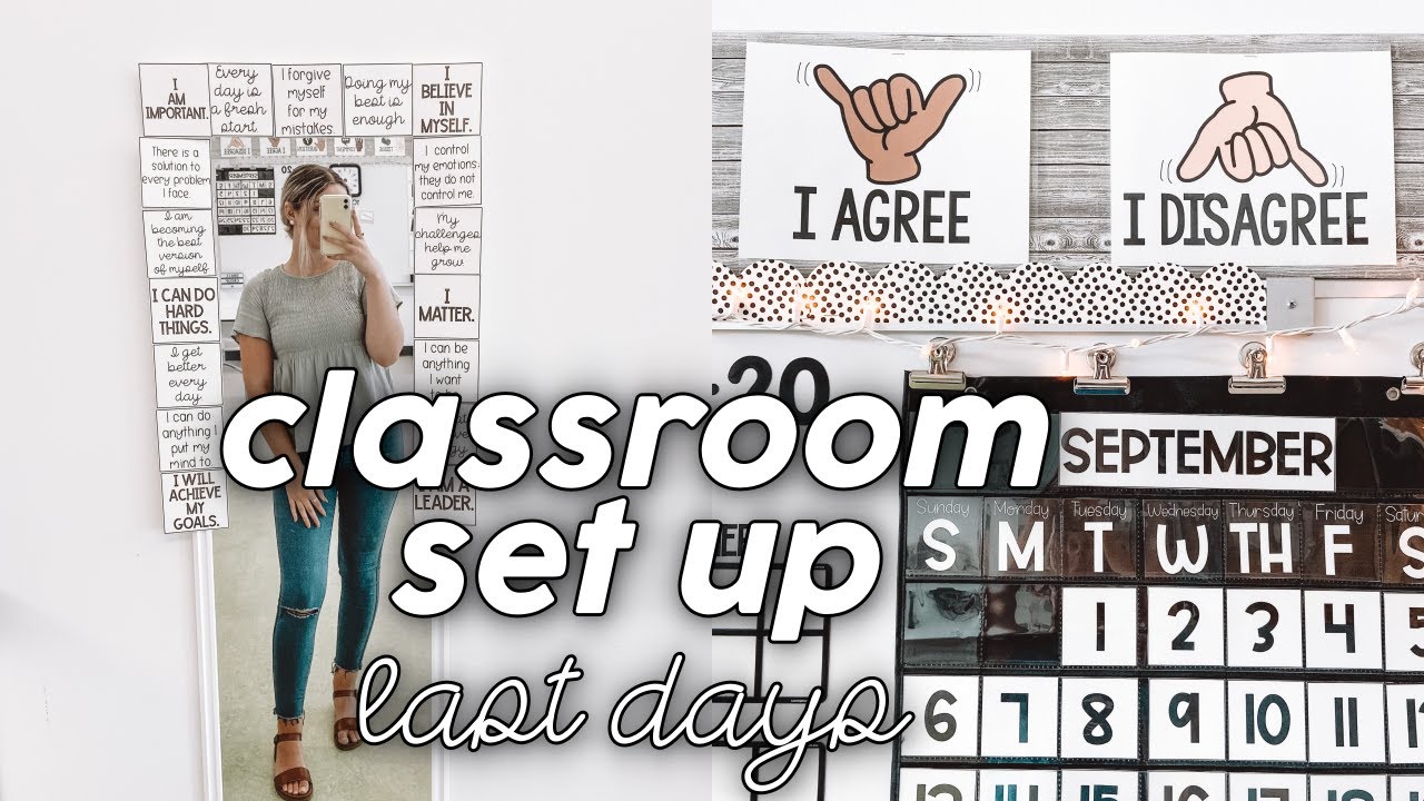 LAST DAYS OF CLASSROOM SET UP VLOG | How I'm Feeling as a First Year Teacher