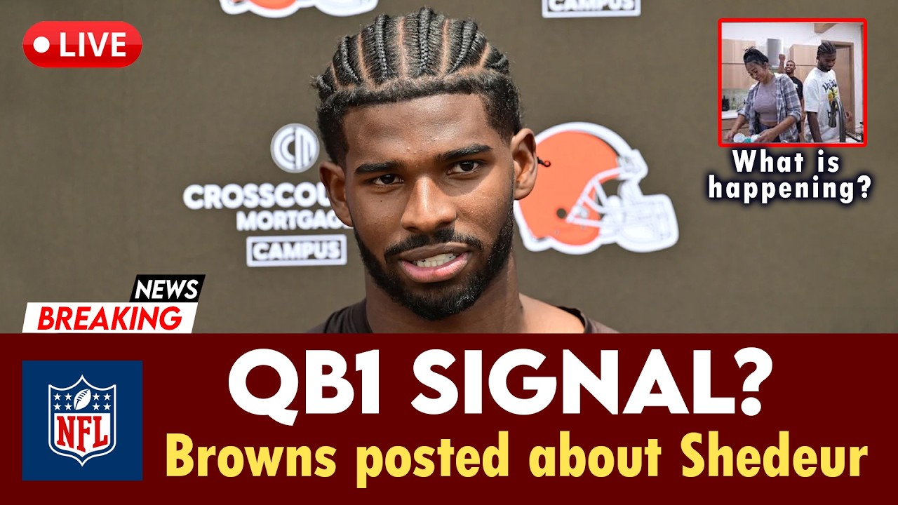 😳 Did the Browns Just Tease Their 2026 QB Plans With Shedeur Sanders?!