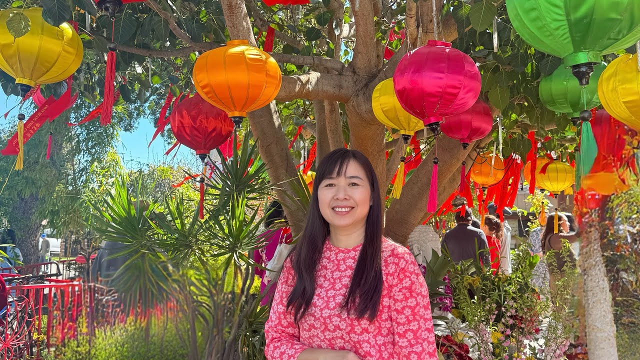 341- Chùa Phật Tổ ở Long Beach Nam Cali vẫn còn rực rỡ sắc màu tết #beautiful  #temple 
