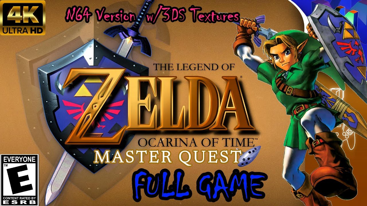 The Legend of Zelda: Ocarina of Time: Master Quest - Full Playthrough (N64 Version w/3DS Textures)