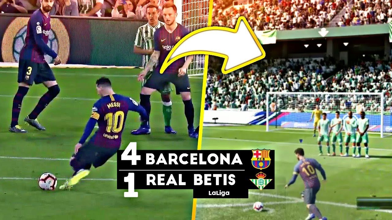 🎮 BARCELONA 4 x 1 REAL BETIS NO FIFA 19! | NARRA&Ccedil;&Atilde;O DO ROG&Eacute;RIO VAUGHAN | LA LIGA