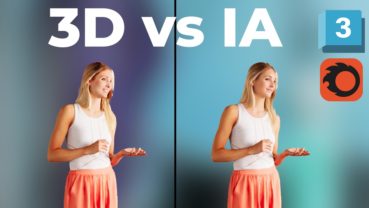 Transforma renders 3D en personas hiperrealistas con IA (Stable Diffusion)