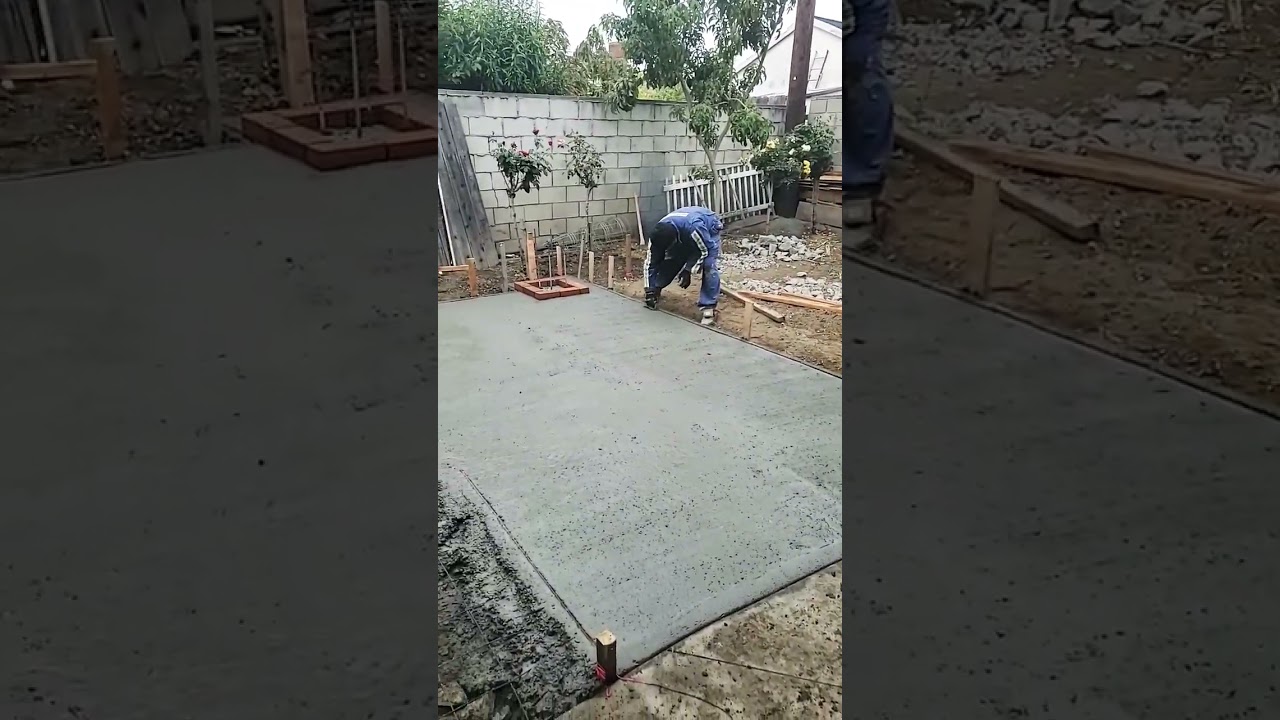 COMO PONER EL CEMENTO DEL NUEVO PATIO DE LA CASA
