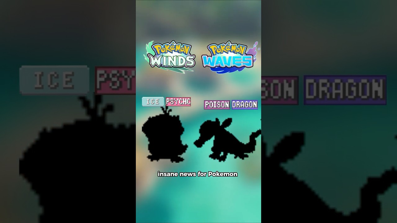 Insane news for Pokemon WINDS AND WAVES got Leaked! #pokemon #generation10 #pokemonwindswaves #leaks