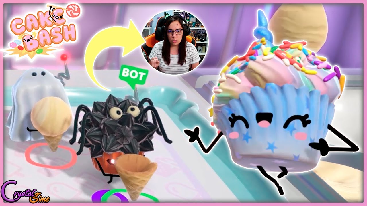 ESTE JUEGO SACA TODA MI AGRESIVIDAD | CAKE BASH | CRYSTALSIMS