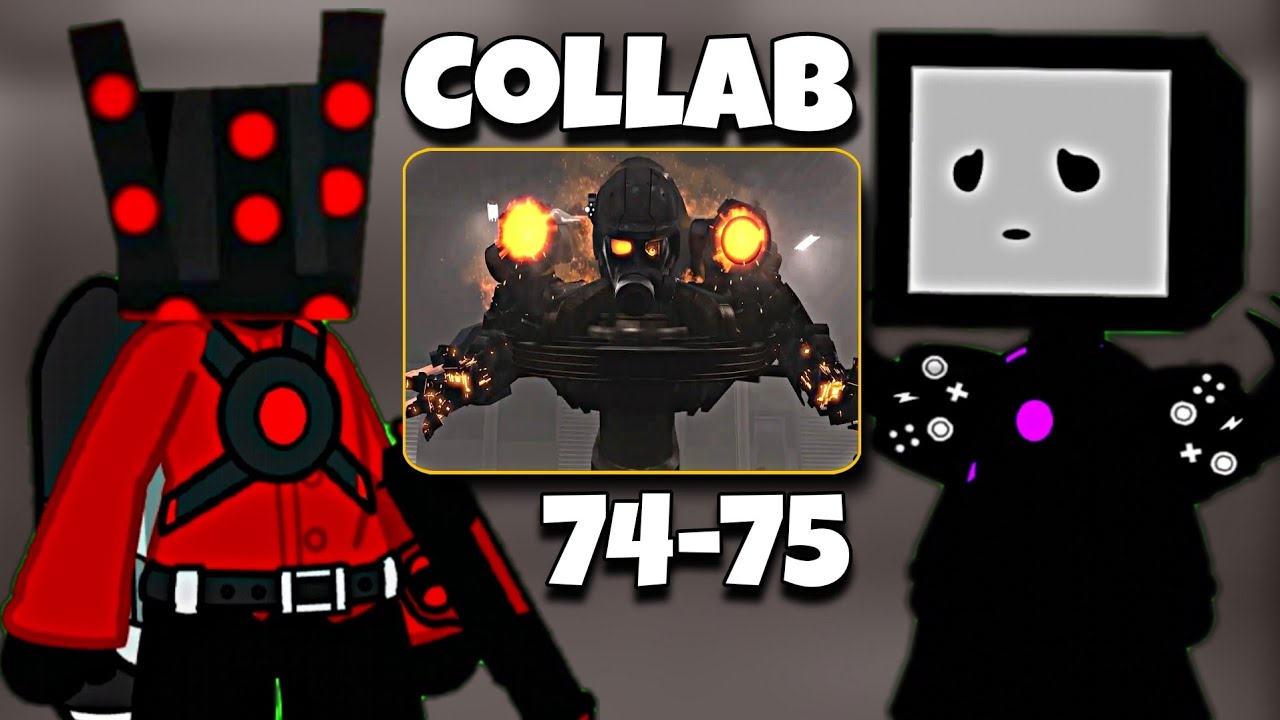 💥 Titans TRIO - Skibidi Toilet React to SKIBIDI TOILET 75 |  Ep 74 - 75 | Gacha React