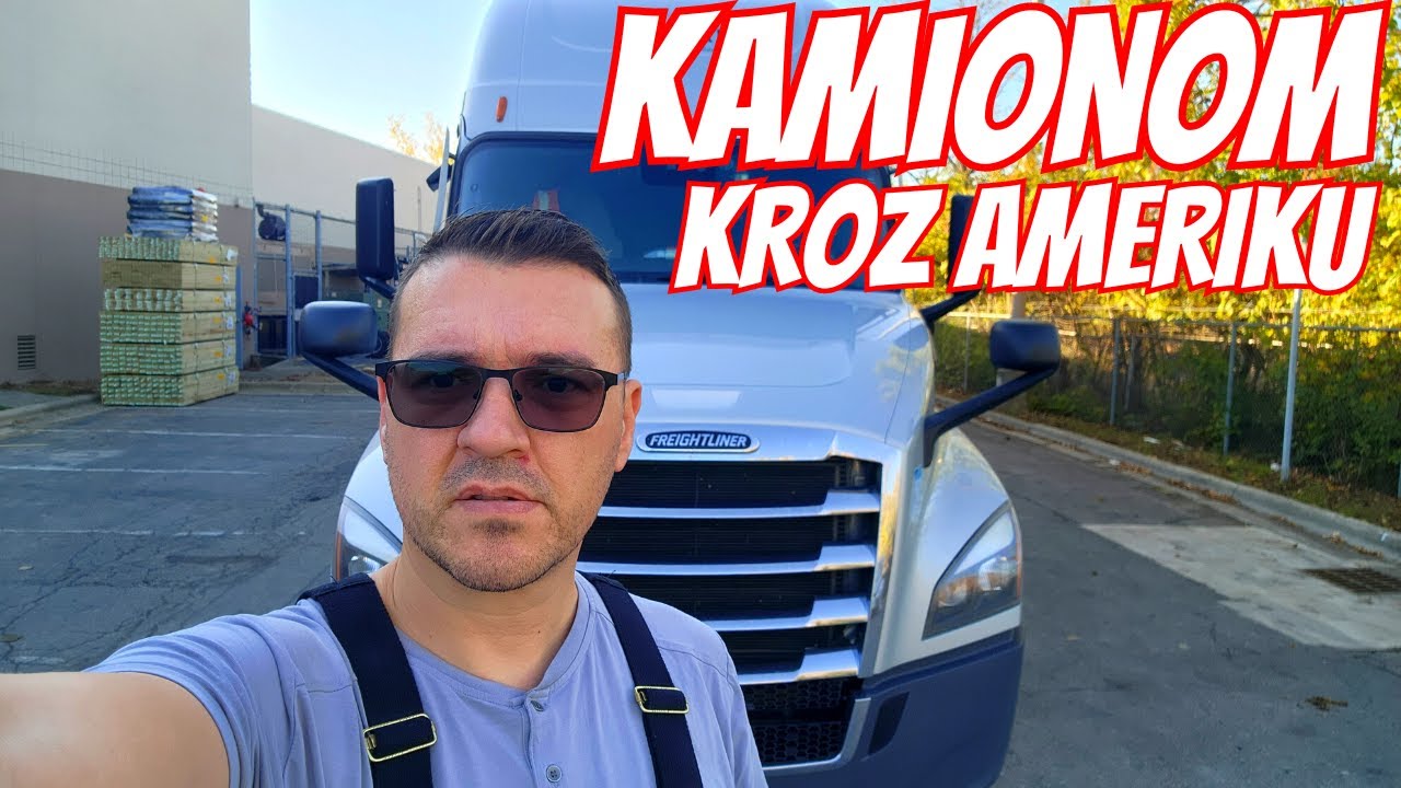 Vožnja kamionom - Kako izgleda jedan dan vozača u Americi 🚚 ⛽️