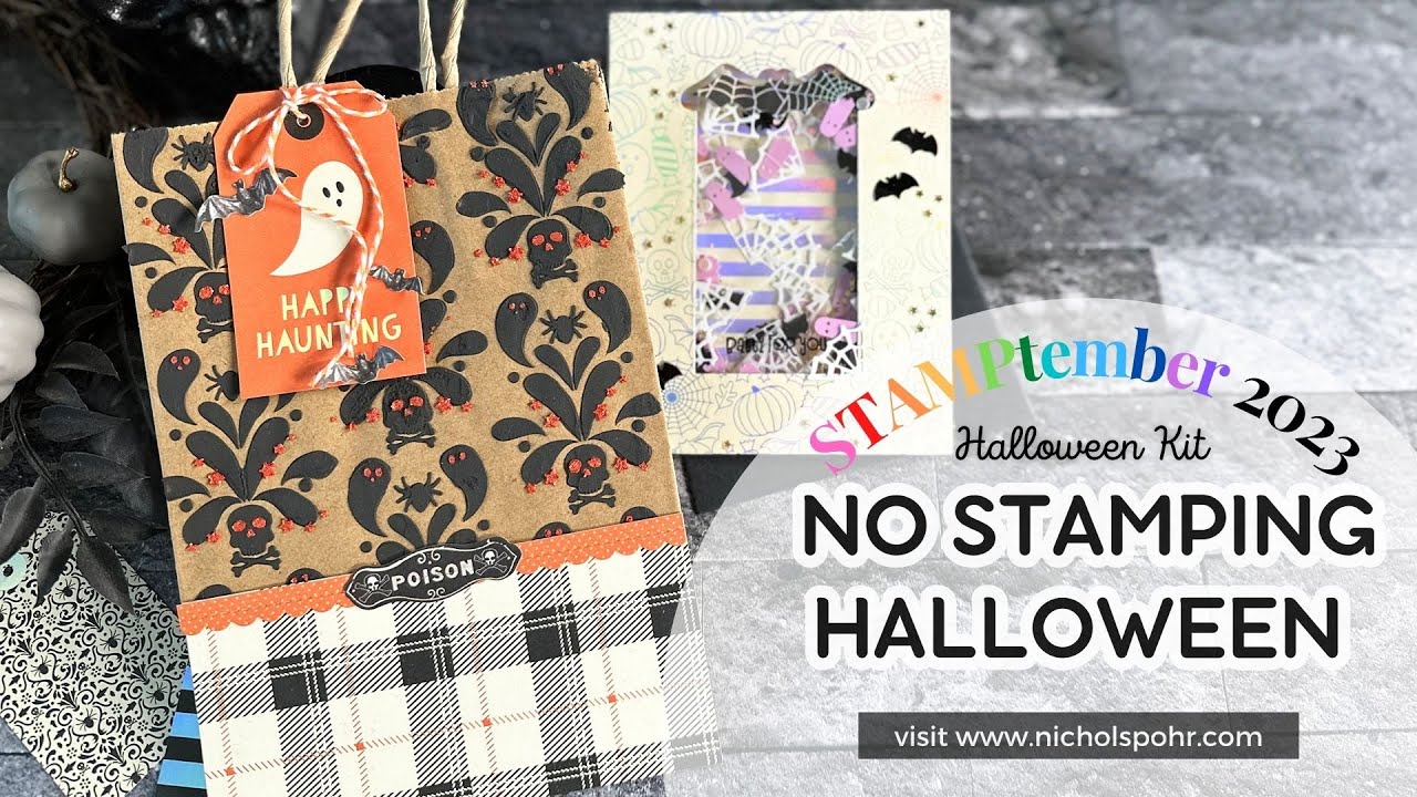 STAMPtember 2023 Exclusive Limited Edition Halloween Kit | No Stamping Projects