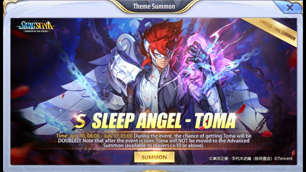 [Live♦️] Saint Seiya: Awakening (KOTZ) - Sleeping Angel Toma All Out Gacha! 5000+ Adv Gems!