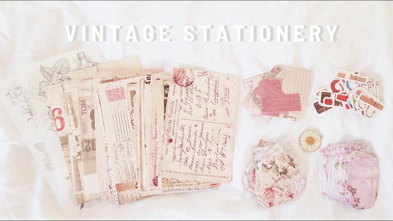 🍊 A vintage stationery haul