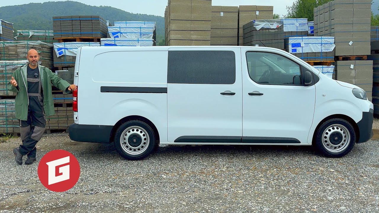 Keď elektrike naložíš - Fiat eScudo Crew Cab L3 (75 kWh) - TEST - GARAZ.TV - Vašo