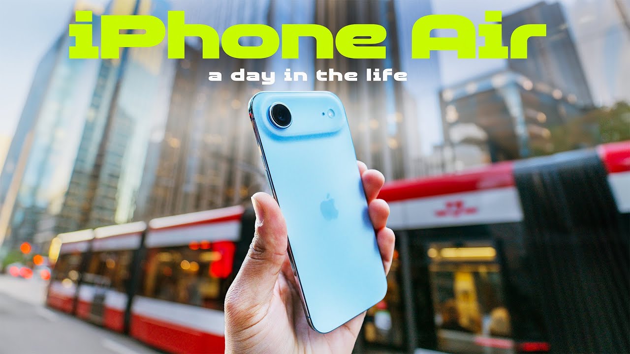 iPhone Air &mdash; РЕАЛЬНЫЙ день из жизни + Тест камеры и аккумулятора!
