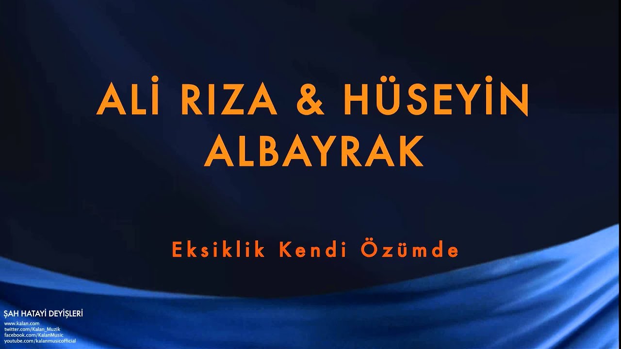 Erkan Oğur - Eksiklik Kendi Özümde I Şah Hatayi Deyişleri © 2004 Kalan Müzik