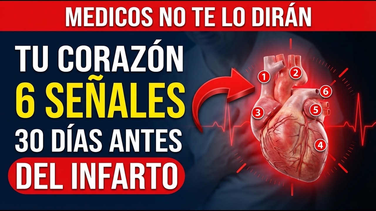 Cardiólogo: Tu Cuerpo Avisa 1 Mes Antes Del Infarto Con Estas 6 Señales