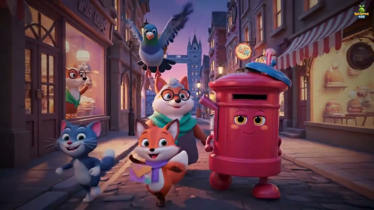 English | The Talking Postbox of London | The Talking Postbox of London | Kids Song