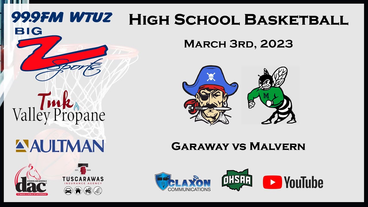 Garaway vs Malvern - OHSAA Boys District Championship from BIG Z Sports - WTUZ