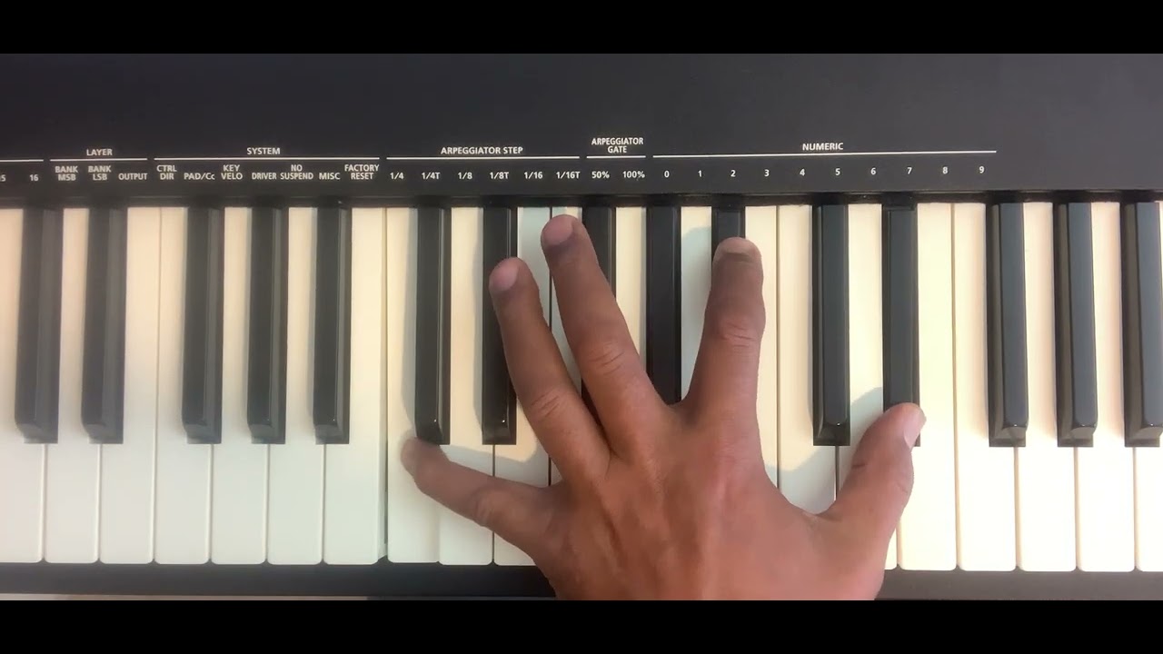 Урок № 148. Примеры трехнотного звучания левой руки на базовом курсе джазового фортепиано.