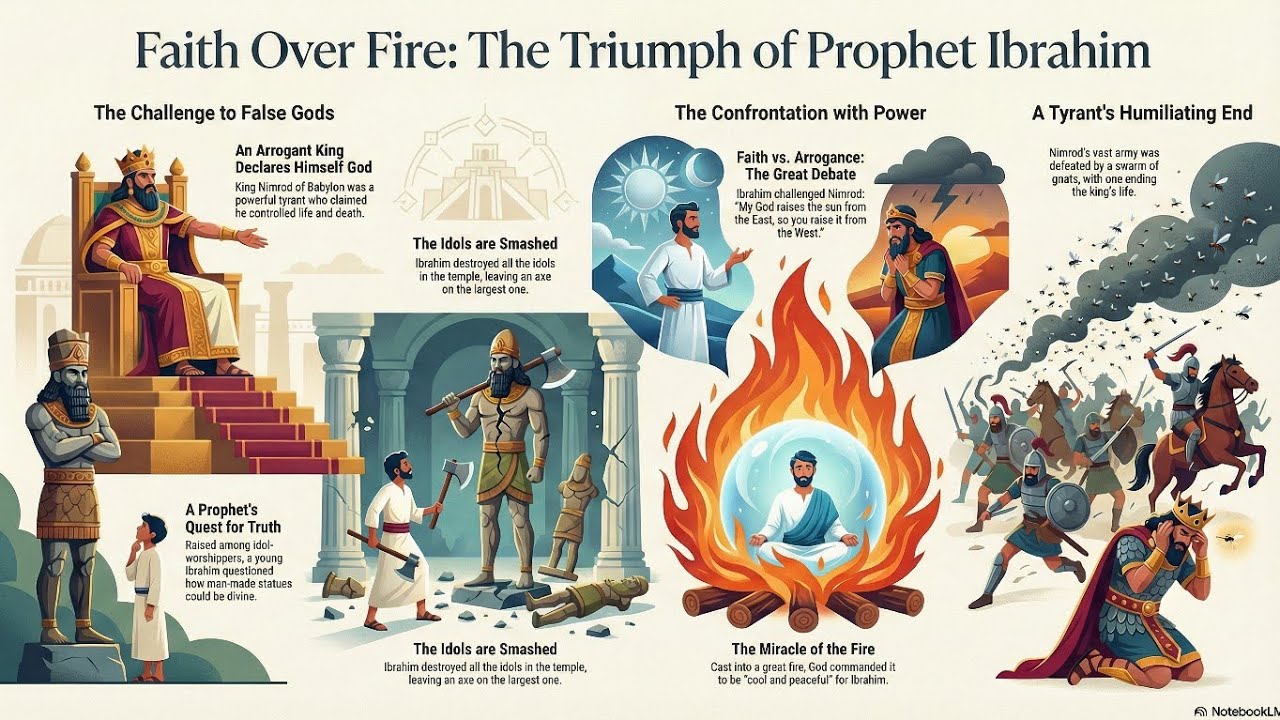 Prophet Ibrahim vs King Namrood | Fire Turned Into a Garden | Powerful Islamic Story