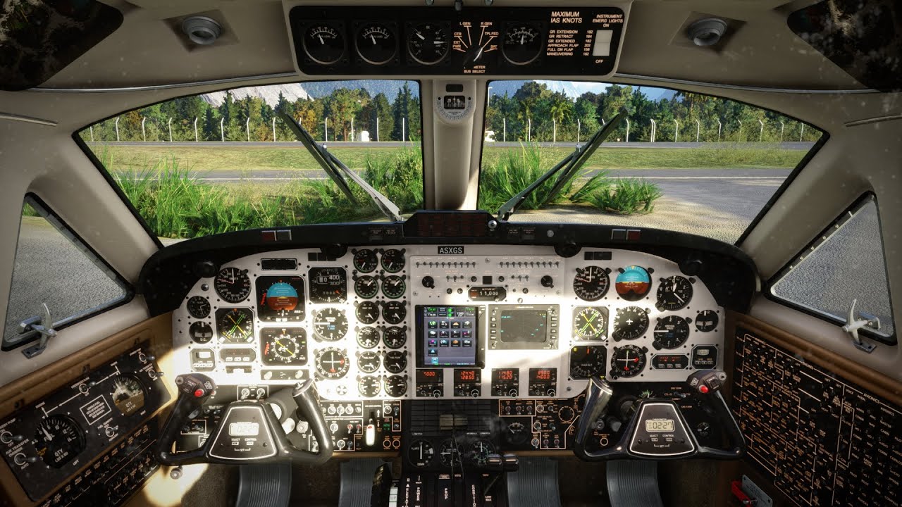 Black Square Analog King Air — отличное обновление! | Полный обзор полёта | Microsoft Flight Simu...