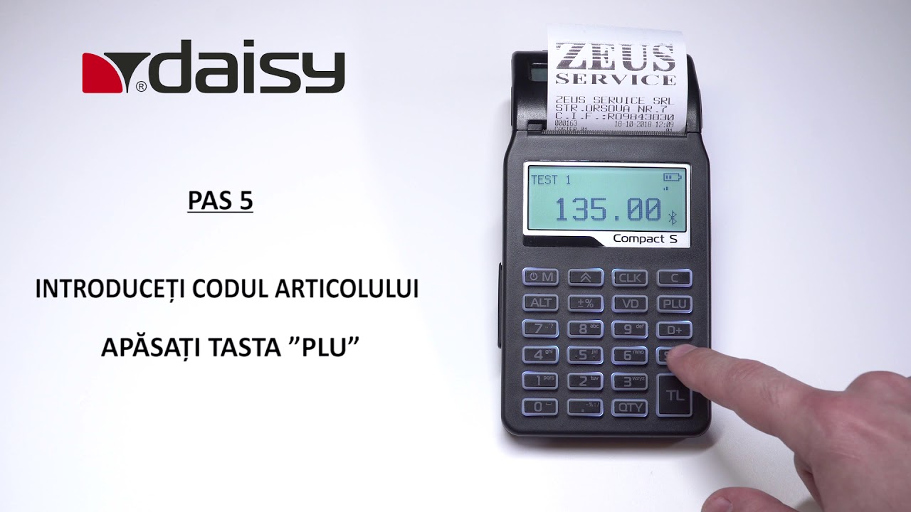 Instructiuni de utilizare casa de marcat Daisy Compact S