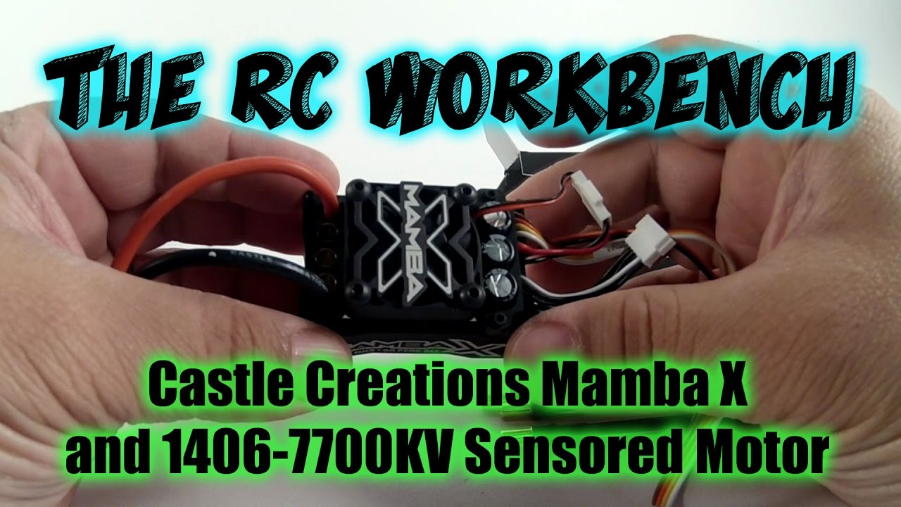 Castle Creations Mamba X and 1406-series Sensored Motor Unboxing