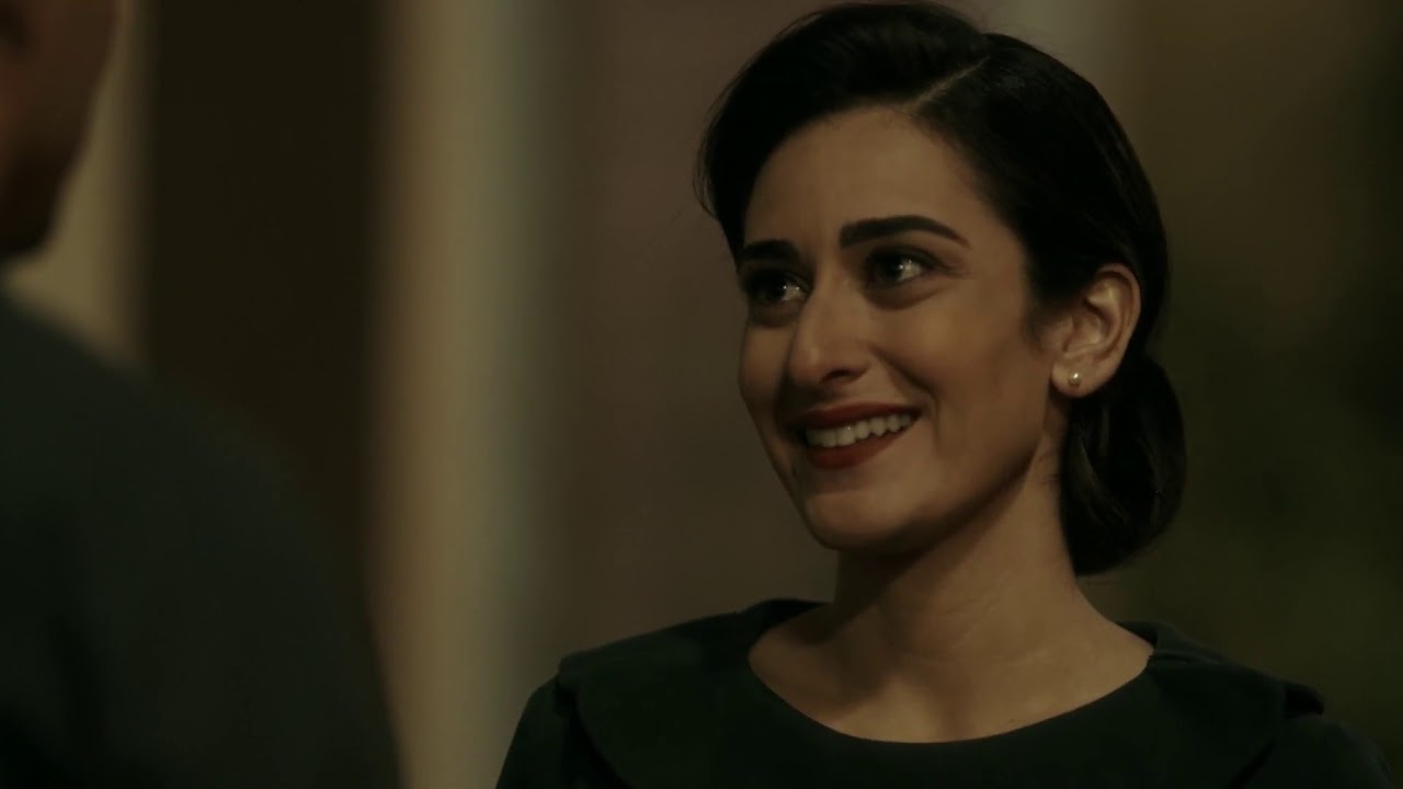 مسلسل ليالي أوجيني - دكتور فريد وكريمة يتقابلوا في صدفة حلوة